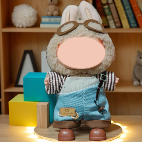 SHUOXUKE 17cm Set 2026 Set 15cm/17cm Doll Clothes and Accessories, Designed Clothes for Doll with Brown Glasses