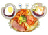 Silicone Suction Plate for Toddlers, Self Feeding Training Divided Dish and Bowl, BPA Free