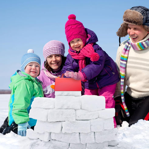 Snow Fort Building Block, Beach Sand Toys for Kids, Sand Castle Mold Kit for Outdoor Fun, Birthday Gifts