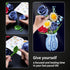 Zsiikrn 787PCs Set Building Blocks Flower Bouquet Kit - Creative Construction with Purple/Red Roses, Sunflowers
