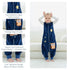 MICHLEY Toddler Sleeping Sack with Feet, Newborn Infant Sleeveless Sleeping Bag, Dark Blue Owl, 1-3T