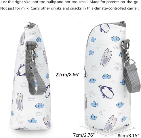 Shinycome Baby Milk Bottle Insulation Pouch - Waterproof Thermal Bag - Milk Warmer - Stroller Diaper Bag - Outdoor