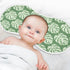 GOODOLD Set 1 Pack Green Monstera Leaves Muslin Baby Burp Cloths - Super Absorbent and Soft Burping Rags - Cotton Burp