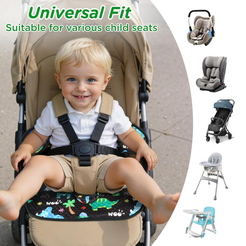 2 Pack Car Seat Protector for Potty Training, Waterproof Piddle Pad Cover with Anti-Slip Backing, Portable Car Seat