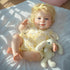 DollsGirl18 Inch 3+ SCOM Reborn Realistic Baby Lifelike Realistic DollsSilicone Cute Soft Body Doll Real Life Doll Gift
