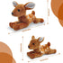 Hideekoog Kids,12 inch Deer Stuffed Animal for Realistic Animal Plush Toy Lying Down Posture Animals,Plush for Boys