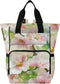 SUABO Baby Diaper Bag Backpack Pattern Green Pink Flower Large Bag Waterproof Travel