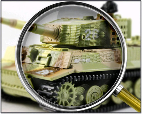 1:72 Cheerwing German Tiger I Panzer Tank Remote Control Mini RC Tank with Rotating Turret and Sound