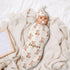 YallLocoMo Personalized Baby Swaddle Blanket for Boys Girls Tdeey Bear Pink Bow Custom Name Receiving Soft Blanket