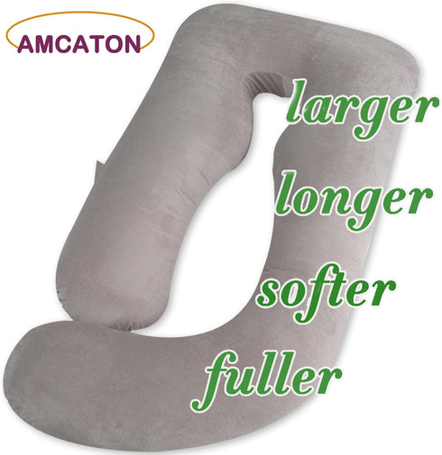 60 Inch Pregnancy Pillows for Sleeping, Extra Large U Shaped Body Pillow, Pregnancy Pillow, Maternity Pillow