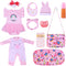 BABESIDE 11 PCS Reborn Baby Doll Clothes and Playset for 17-22 Inch