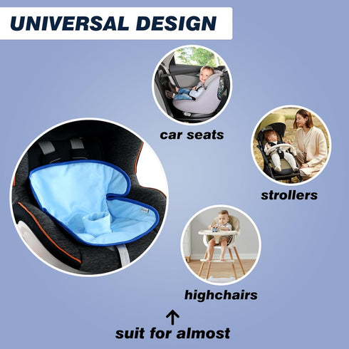 1 Pack) Piddle Pads, Multi-use and Leak Free Lines for Baby Stroller, High Chair & Car Seat, Waterproof Toilet Training