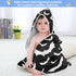 Ultra Soft Bat Baby Hooded Towel, Absorbent Cotton Baby Bath Towel for Newborn Toddler Boys Girls, 30 x 30 Inch