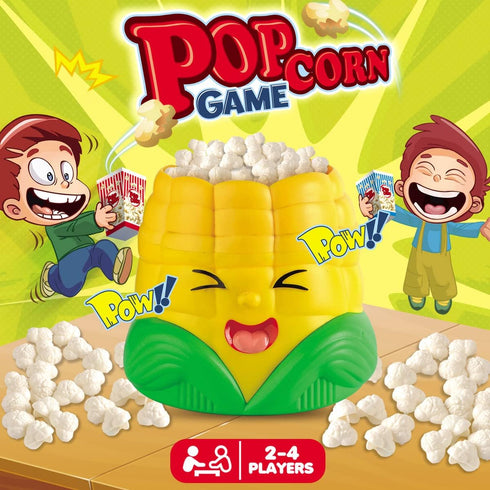 Kids Board Games for Family Night Party Games Who get’s Most Popcorn Board Game for Adults and Kids 8-12, 2-4 Players, Christmas Party Game