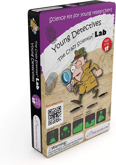 The Purple Cow The Crazy Scientist Lab, Young Detectives Science Kit, Model Number: 5522023