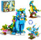 PLAXSOON Flower Cat Building Set, 3 in 1 Floral Parrot Butterfly Animal