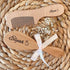 DOYOUWE Set Personalized Baby Hairbrushes, Gently Grooms Baby's Hair, Natural Wooden Hairbrush Baby Brush for Newborns
