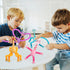 4 Pack Telescopic Suction Cup Giraffe Toy, Sensory Tubes for Toddlers, Fidget Toys for 3-8 Year Olds