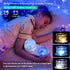 Projector,360Rotating 7 Ocean Kids Night Light Jellyfish Lamp Projector with Films & Timer Sensory Lights,Baby Toddler