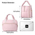Fasrom Breast Pump Bag with Cooler, Portable Pump Carrying Case for Working Moms, Pink (Bag Only, Patent Design)