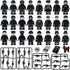 Toysvill SWAT Military Police Building Block Set for Kids, SUV + Soldiers Minifigures (24 PCS) with Weapons