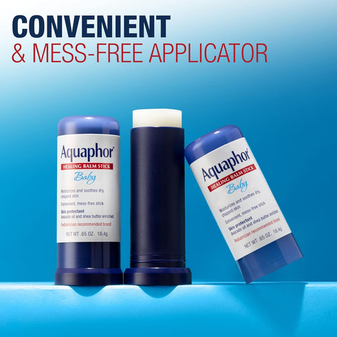 0.65 Oz Aquaphor Baby Healing Balm Stick With Avocado Oil and Shea Butter, Stick
