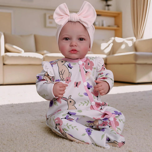 20-inch BABESIDE Reborn Baby Dolls - Cute Soft Vinyl Realistic Baby Doll Real Life Baby Dolls with Complete Accessories