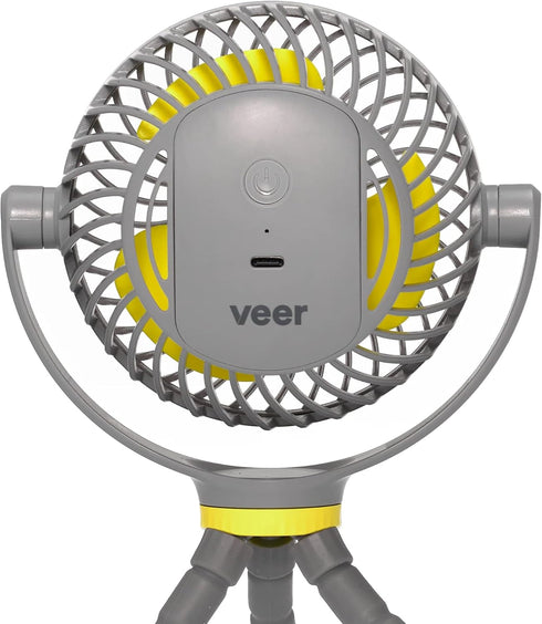 4 360 Veer Flex Fan - Portable Baby Stroller Fan - Lightweight and Quiet Speed Motor Provides Maximum Cooling and Extra