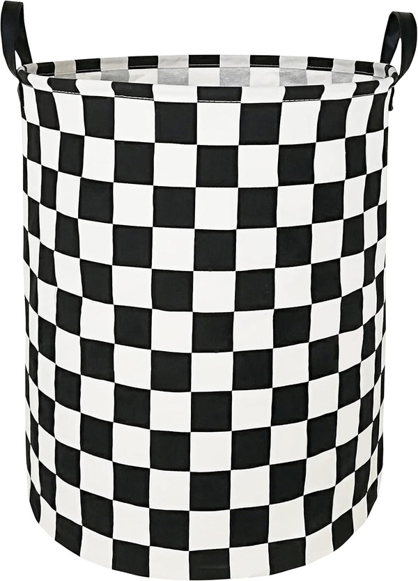 Kids Hamper Storage Bins Organizer, Large Canvas Collapsible Toy Box for Home/Dorm/Office