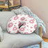 Breastfeeding Pillow Cover Boys Girls, Cute Donut Cow Love Baby Nursing Pillow Case for Newborn, Soft Fabric Fits Snug