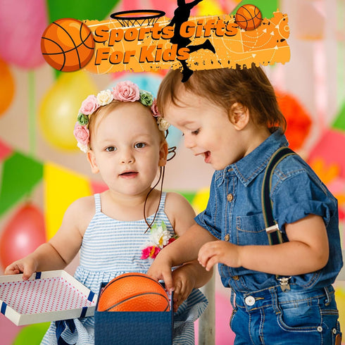 5" Mini Foam Basketball - Replacement Balls for Over The Door Basketball Hoop, 3 PCS Set (Orange)