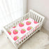 CZXW 52" 28" Red Strawberries Crib Sheets Fitted x Natural Cotton Soft & Breathable for Baby Crib Mattress