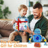 28-Piece 36 Robots Wooden Snap-Together Building Toys STEM Montessori Educational Blocks for Toddlers Ages | Fine Motor