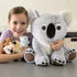 5Pcs 17.7 Inch, 4 Koala Bear Stuffed Animal Mom Koala Plush Toy with Adorable Babies Plushies in Zippered Back