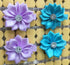 QandSweet 32 Pcs Rhinestone Flower Hair Clips, Safety Barrettes for Toddler Girls, Teens, and Women