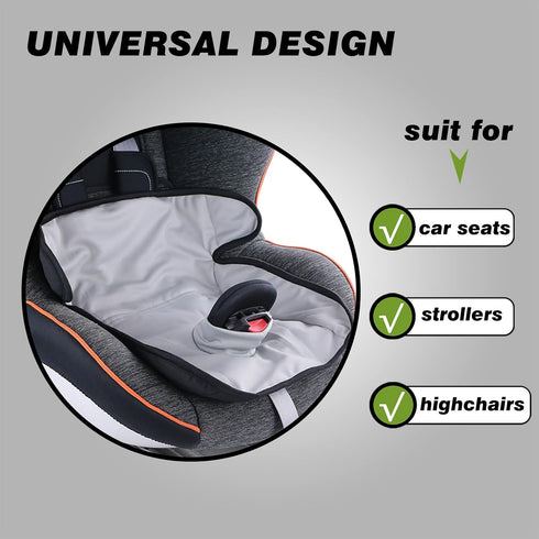 (1 Pack)) Piddle Pads, Multi-use and Leak Free Lines for Baby Stroller, High Chair & Car Seat, Waterproof Toilet