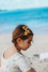 California Tot Set of 4 Faux Suede 3D Bow Clips for Toddlers Girls