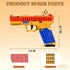 MUJERWQ Set 100 14+ DIY Building Block Foam Blaster - Educational STEM Toy Gun with Foam Darts & Display Stand