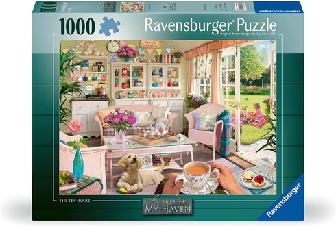 No.12: 1000 12000164 Ravensburger Haven The Tea Shed Piece Jigsaw Puzzle for Adults - - Handcrafted Tooling, Made