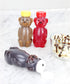 Cornucopia Brands Honey Bear Straw Cups, 3-Pack, 8-Ounce Therapy Sippy Bottles with Flexible Straws