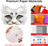 83pcs Blurap Therian Mask Kit, Cat Mask Base Kit, DIY Furry Masks to Paint, Therian Mask Base Arts Crafts Cat Masks