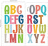 DECOWALL DS8-1701A Uppercase Alphabet ABC Letter Kids Wall Stickers - Peel and Stick Removable Wall Decals
