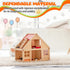 Relaxgiant 24 3 1: 12 16'' Pcs Miniature Dollhouse Trim Dollhouse Accessories Styles on Scale Long Wooden Trims