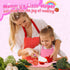 Windidi 3 4 5 6 7 8 9 10 Set Set, Montessori Toys for Year Old Girls Boys Birthday Gifts,Kids Kitchen Knife for Real