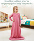 1.0 3T-4T-5T PurComfy Extra-Long Toddler Sleep Sack, Premium Bamboo Viscose Warm Sleeping Bag Supersoft TOG Wearable