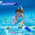 24 3-12 Set Summer Pcs Diving Pool Toys for Kids Ages with Storage Bag,Pool Games Swim Water Sinking Toys