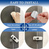 YOLCAR 3M 4in Safety Lock - Grey Fridge & Cabinet Lock for Kids, Adhesive, No Drilling, Length, for Kitchen, Dining