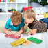 Set 8 Noamus of Wooden Domino Racks, Premium Natural Domino Trays, Solid Domino Tiles Holders Organizer for Mexican