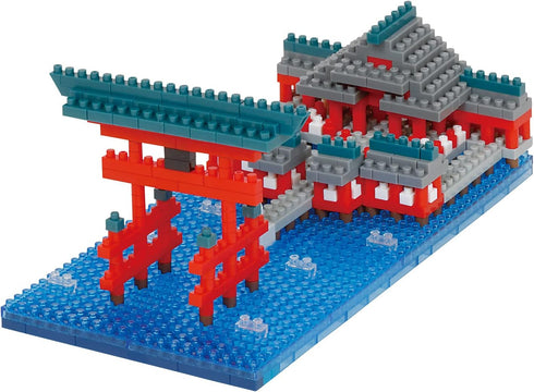 nanoblock World Famous Buildings - Itsukushima Shrine Building Kit from Sights to See Series