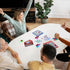 GSE Complete Bingo Game Set - 50 Bingo Cards, 500 Colorful Chips & Calling Cards for Parties and Game Night